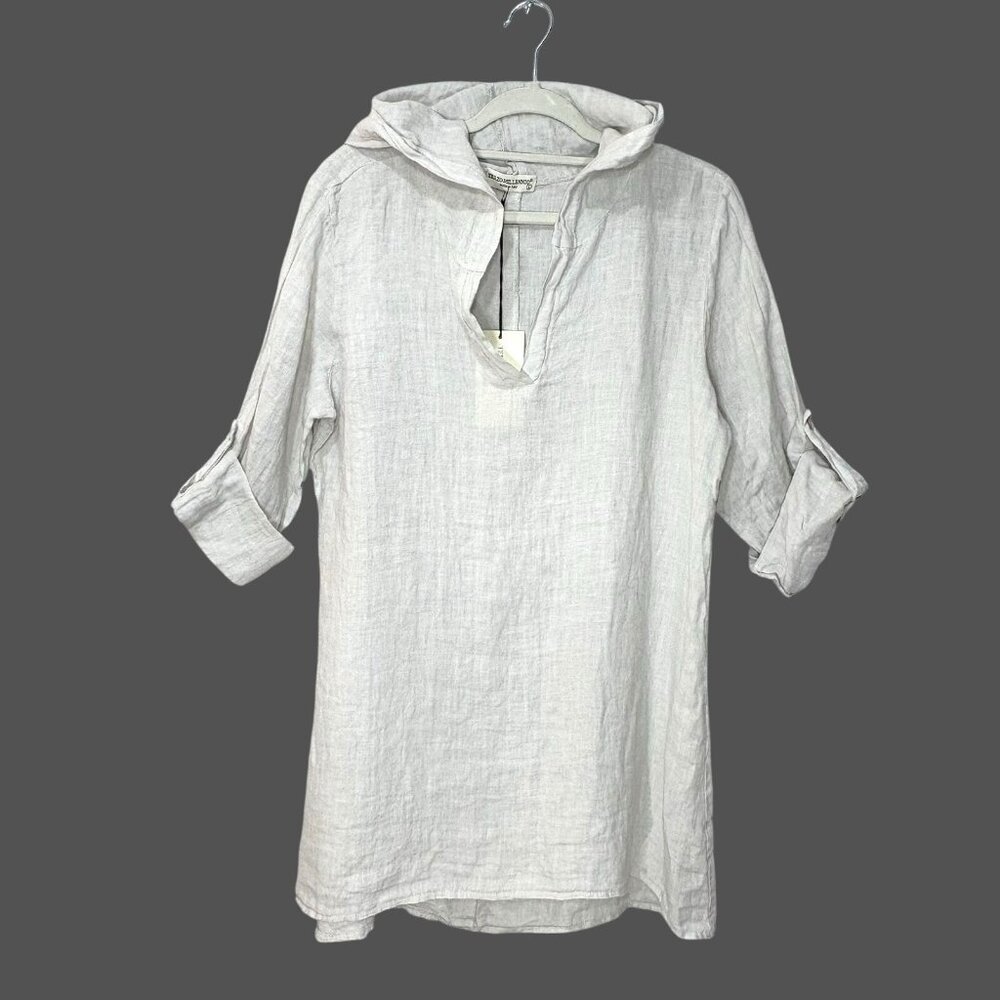 NWTs Terzo Millennio Women's Light Gray Tunic Large